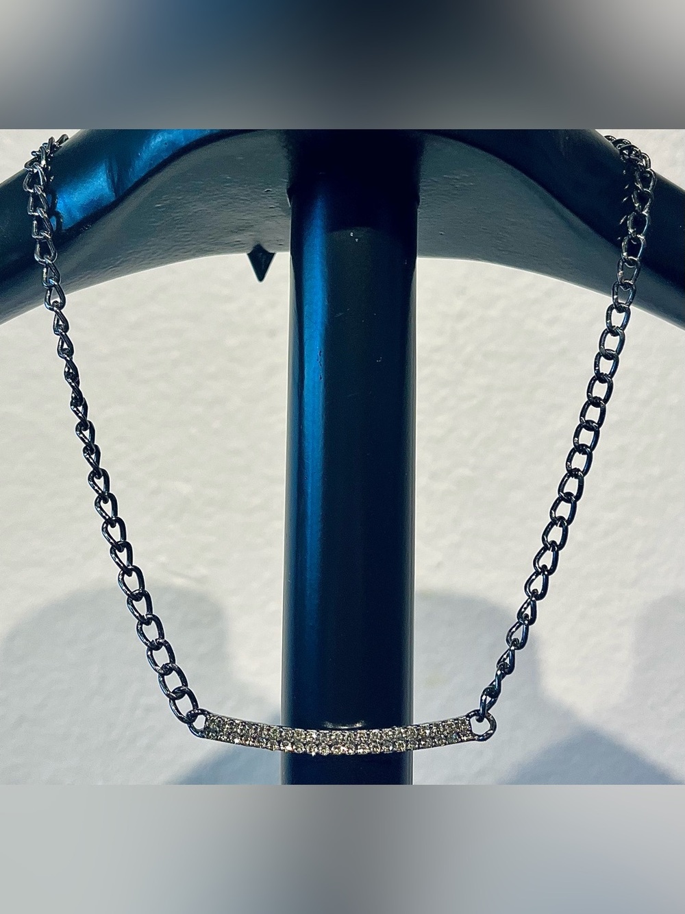 Guess Pavé Bar Necklace